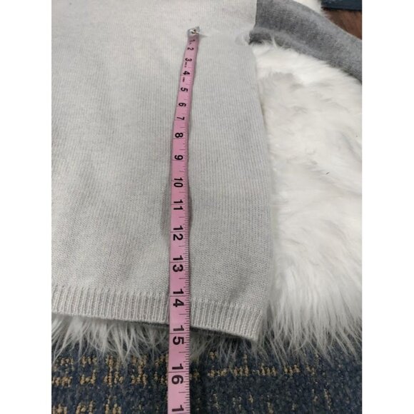 NWT BIANCALANCIA Color Block Oversized Cashmere blend Round Neck Sweater 46/10 - Picture 7 of 13